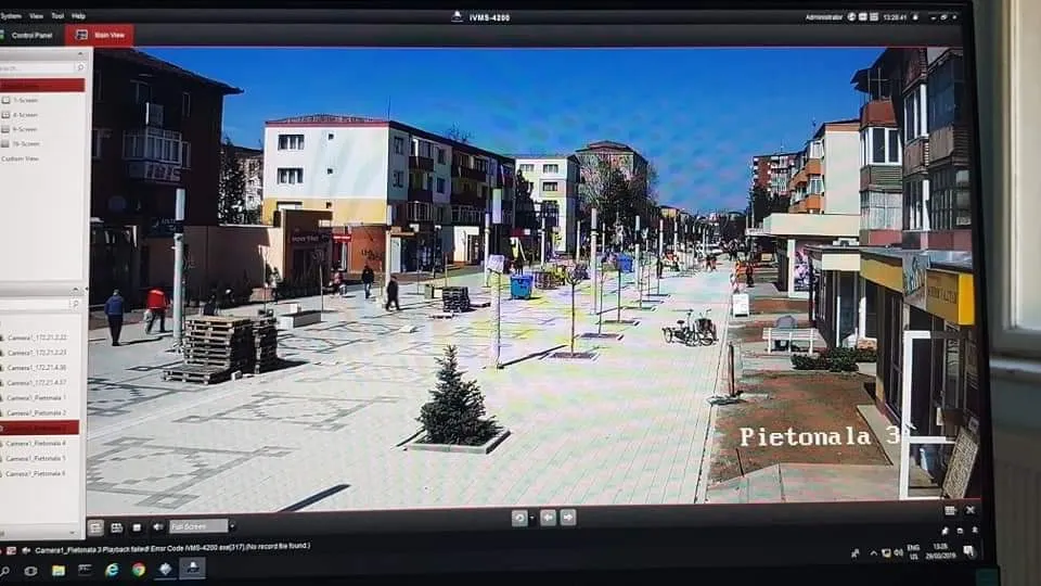 FOTO| „Ochi electronici” supraveghează pietonala de la Hunedoara