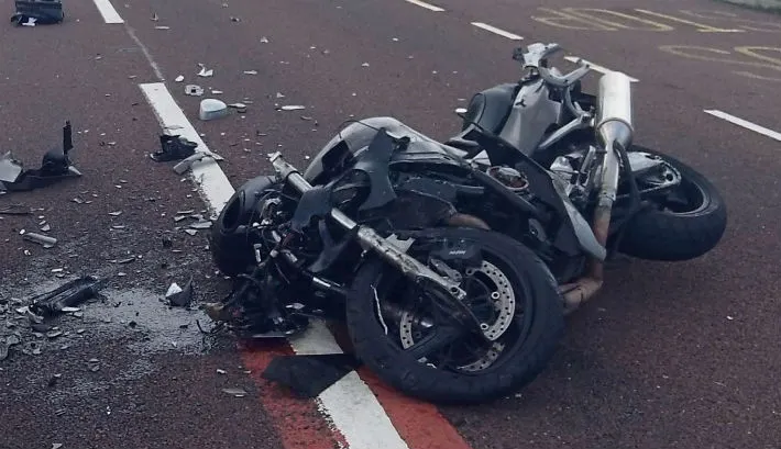 Motociclist implicat într-un grav accident