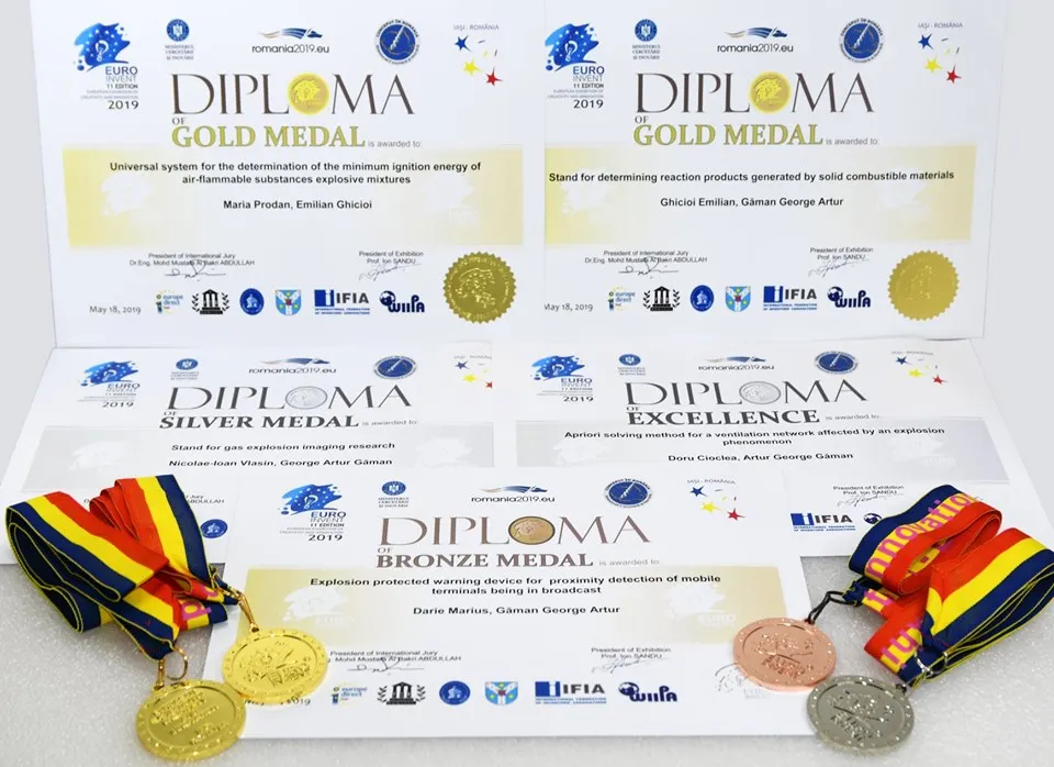 INSEMEX câștigă premii la cel mai mare salon de cercetare din sud-estul Europei