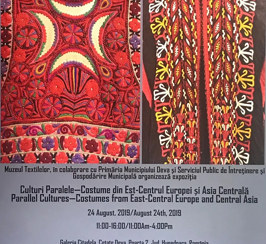 Costume tradiționale din Europa și Asia, expuse în Cetatea Devei