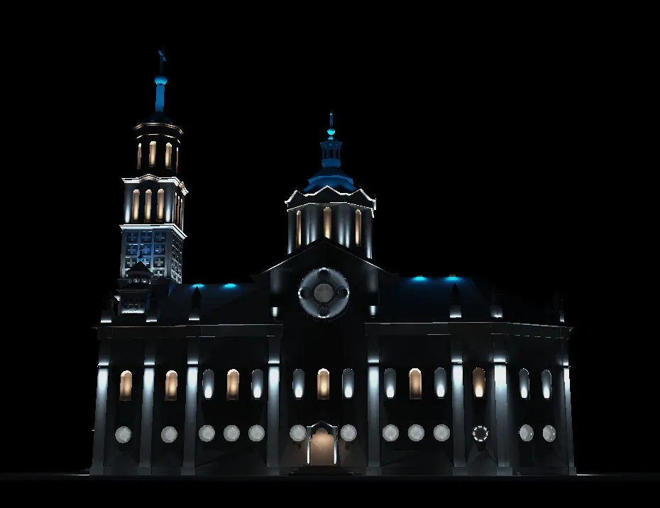 Bisericile și clădirile reprezentative din Deva, puse în valoare prin iluminat arhitectural