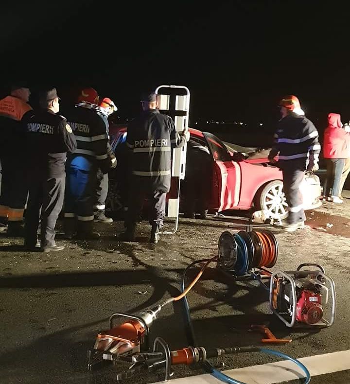 Accident cu șapte victime și șase autoturisme pe autostrada A1