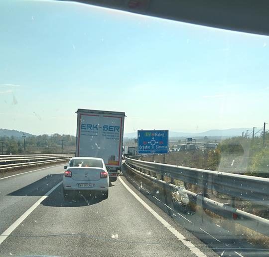 Se circulă infernal pe DN 7, după închiderea autostrăzii A1