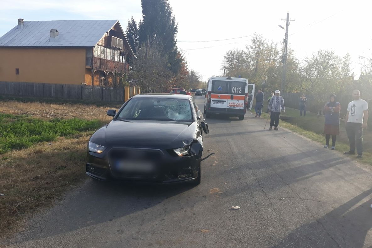 Accident pe DN 7. O tânără de 24 de ani a ajuns la spital