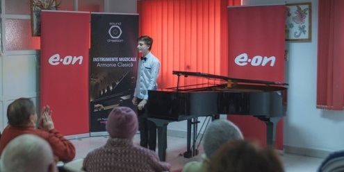 Un tânăr petroșănean, concert de pian la Ateneul Român