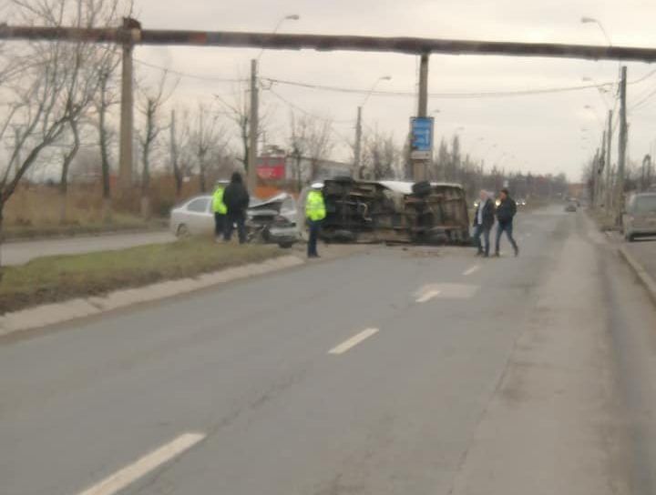Accident la ieșirea din Deva. Un fost comisar șef al BCCO, implicat