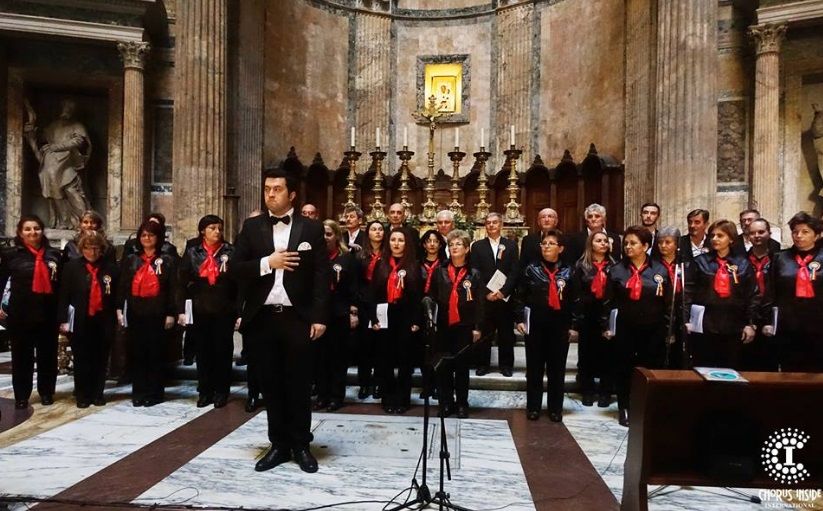 FOTO| Corul „Arhanghelii” din Orăştie, dublu medaliat cu aur la Roma