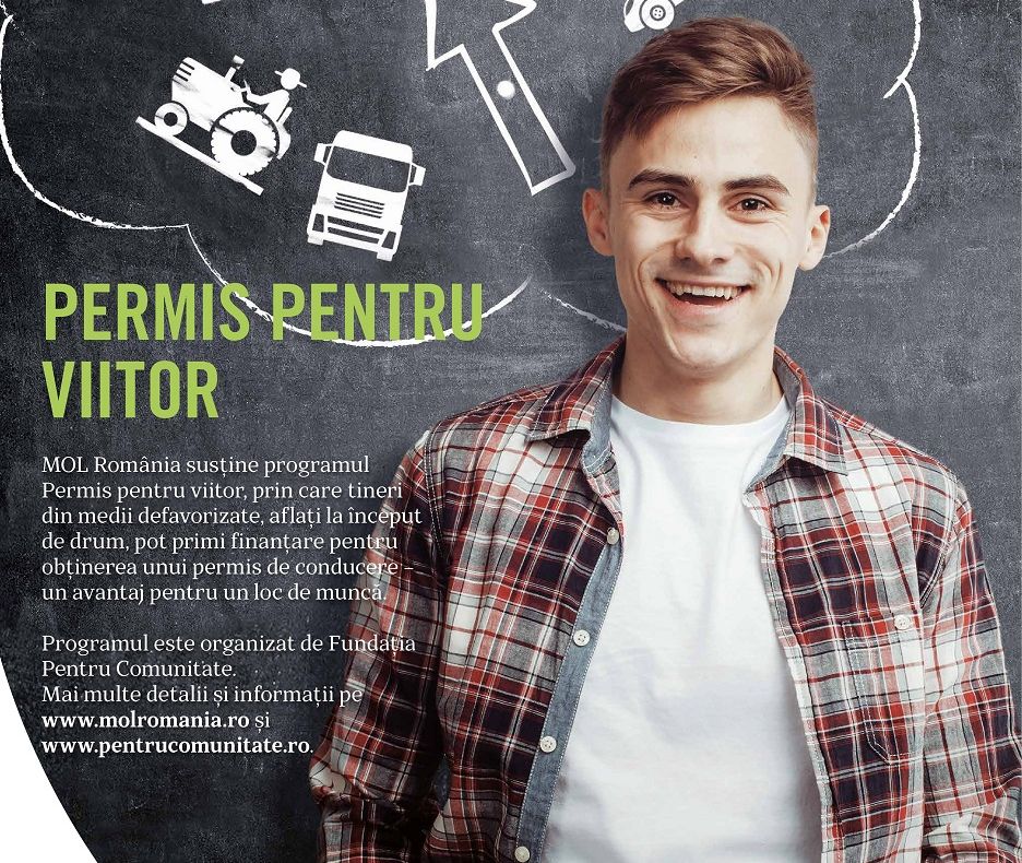 Programul „Permis pentru viitor”. Școala de șoferi gratuită pentru tinerii din medii defavorizate