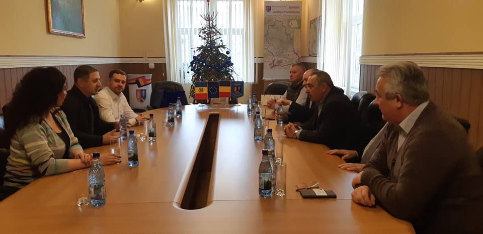 Oaspeți din Republica Moldova la Consiliul Județean Hunedoara