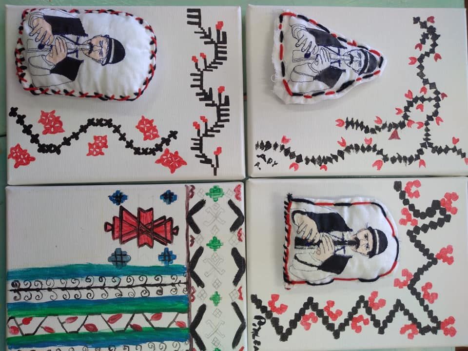 Suveniruri specifice Văii Jiului realizate de elevi