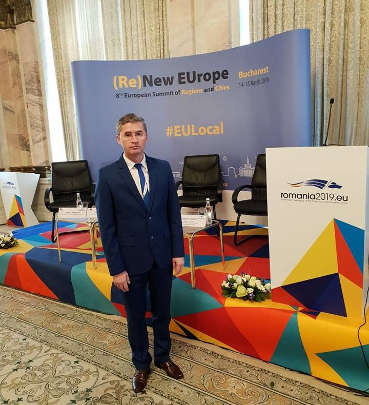 Primarul din Petroșani a participat la summitul pentru Reconstruirea EUropei