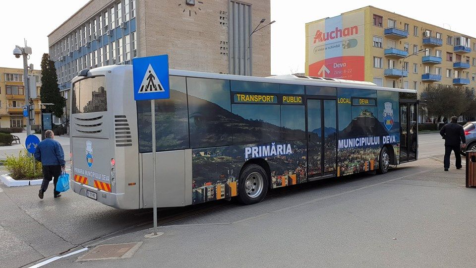 FOTO| Noile autobuze aduse din Israel, puse în circulație pe traseele din Deva
