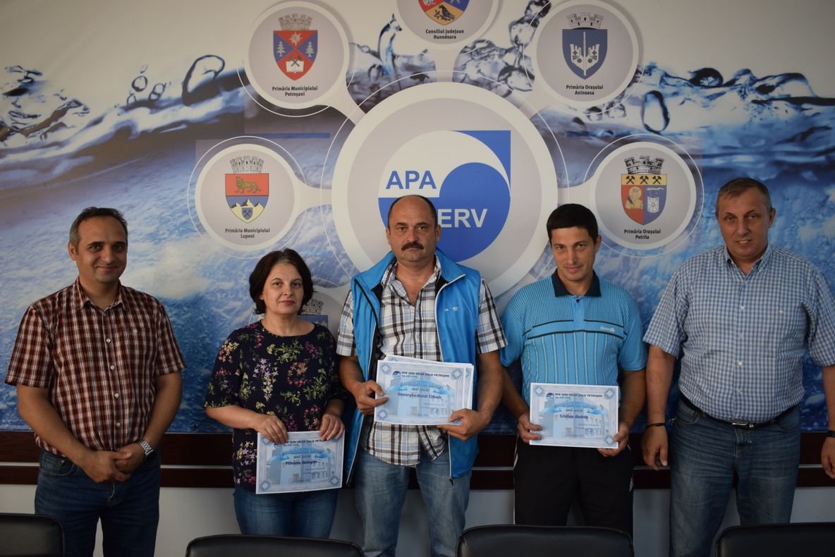 Cei mai buni angajați ai ApaServ au fost premiați