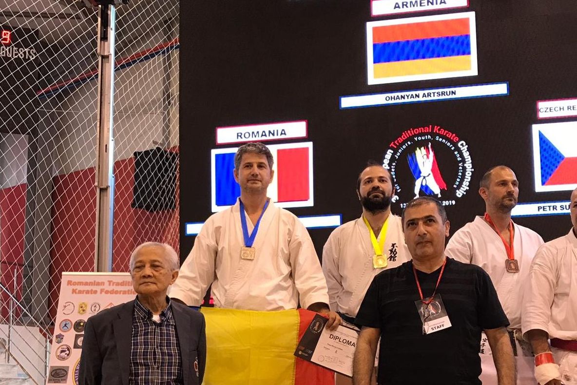 Karatistul hunedorean Mircea Popa, pe podium la Campionatul European de Karate Tradițional