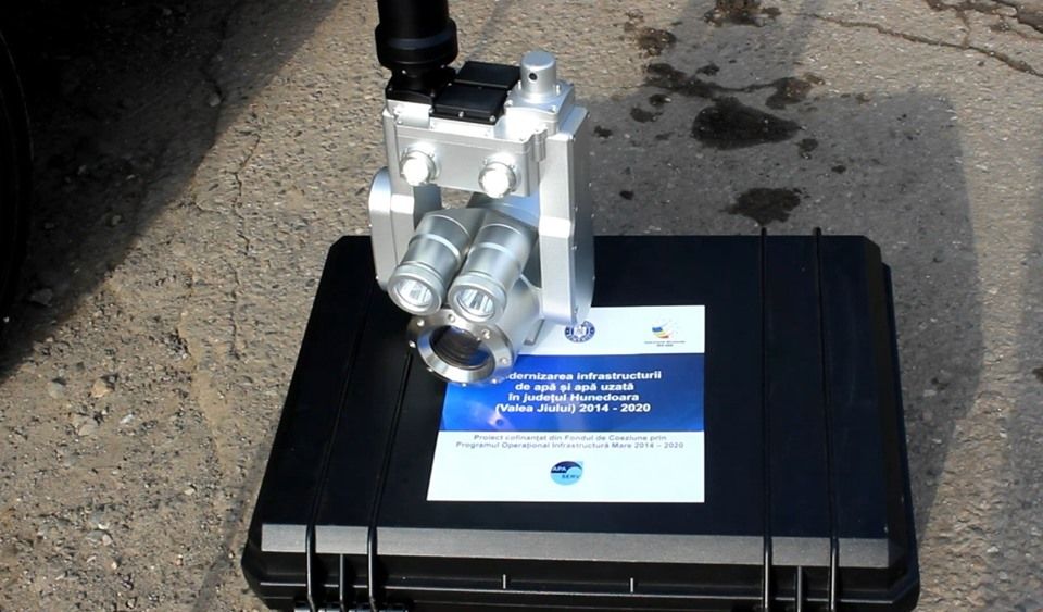 Robot pentru depistarea avariilor pe rețeaua de apă și canal din Valea Jiului