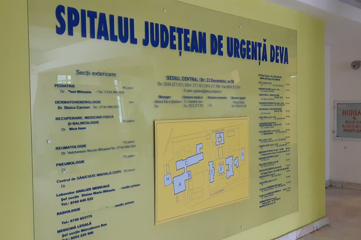 Postul de manager al Spitalului Județean de Urgență din Deva a fost scos la concurs