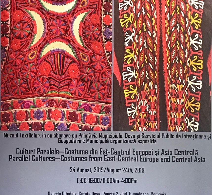 Costume tradiționale din Europa și Asia, expuse în Cetatea Devei
