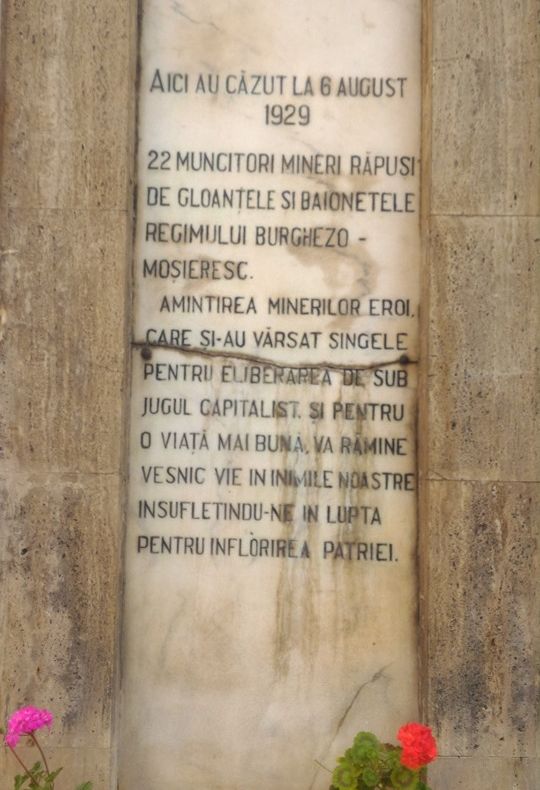 Minerii din Valea Jiului își amintesc de greva colegilor lor din anul 1929