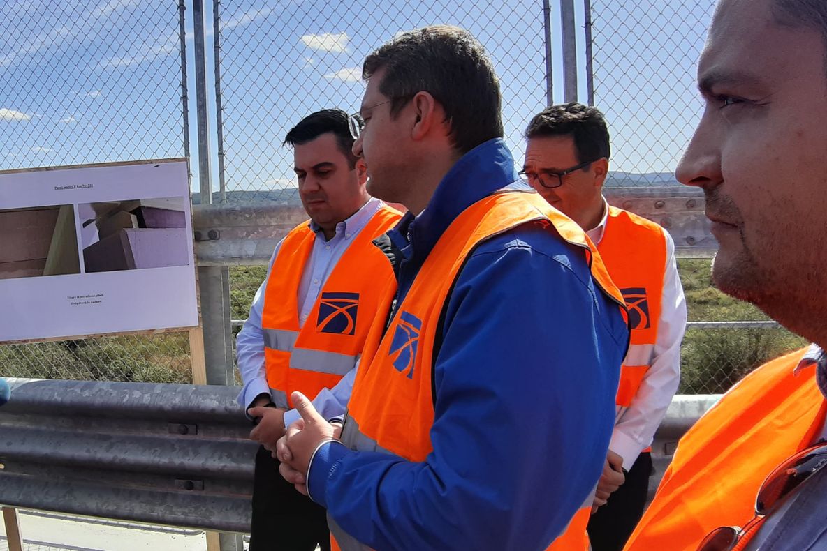 Ministrul Transporturilor, prezent pe "autostrada -muzeu". Lotul 3 al A1 Lugoj-Deva, supus unei expertize a CNAIR