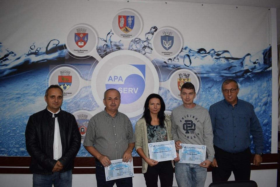 Prime pentru o parte din angajații ApaServ Valea Jiului