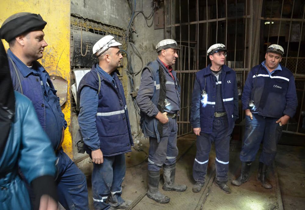 Primarul din Petroșani a coborât în subteranul minei Livezeni