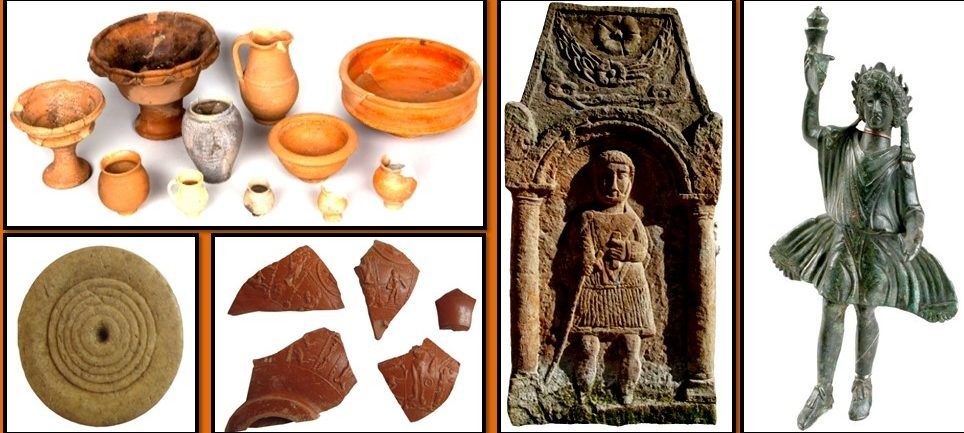 Artefacte descoperite în situl Micia, expuse la Vețel