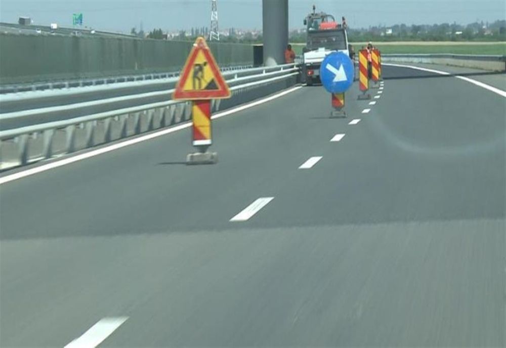 Lucrări pe autostrada A1 Sibiu-Deva. Circulaţie restricţionată
