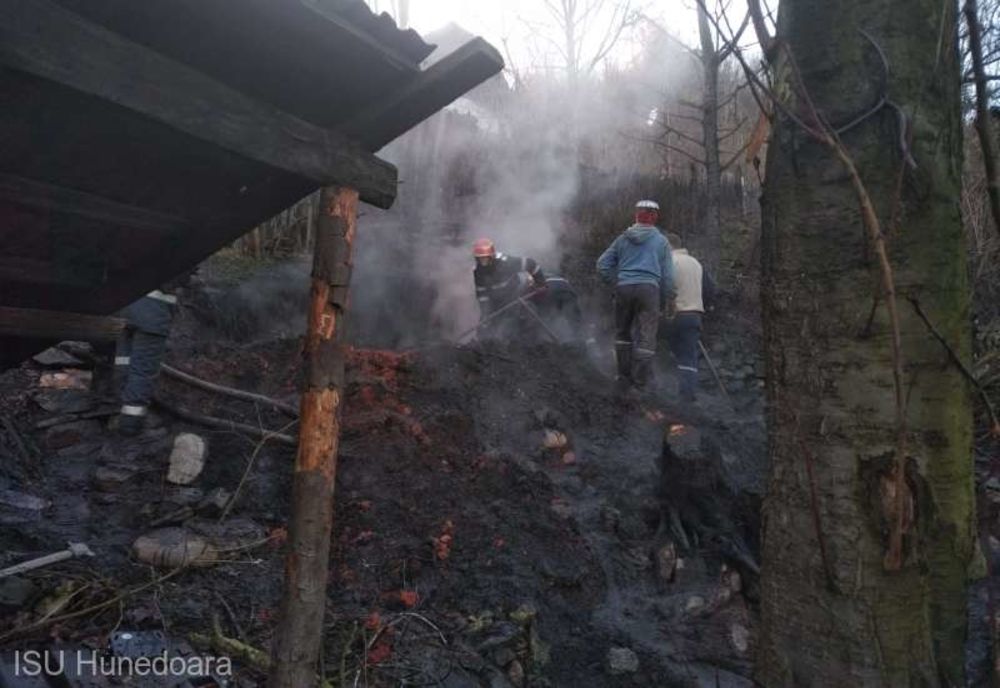 Degajarea de fum a fost oprită si zona asigurată