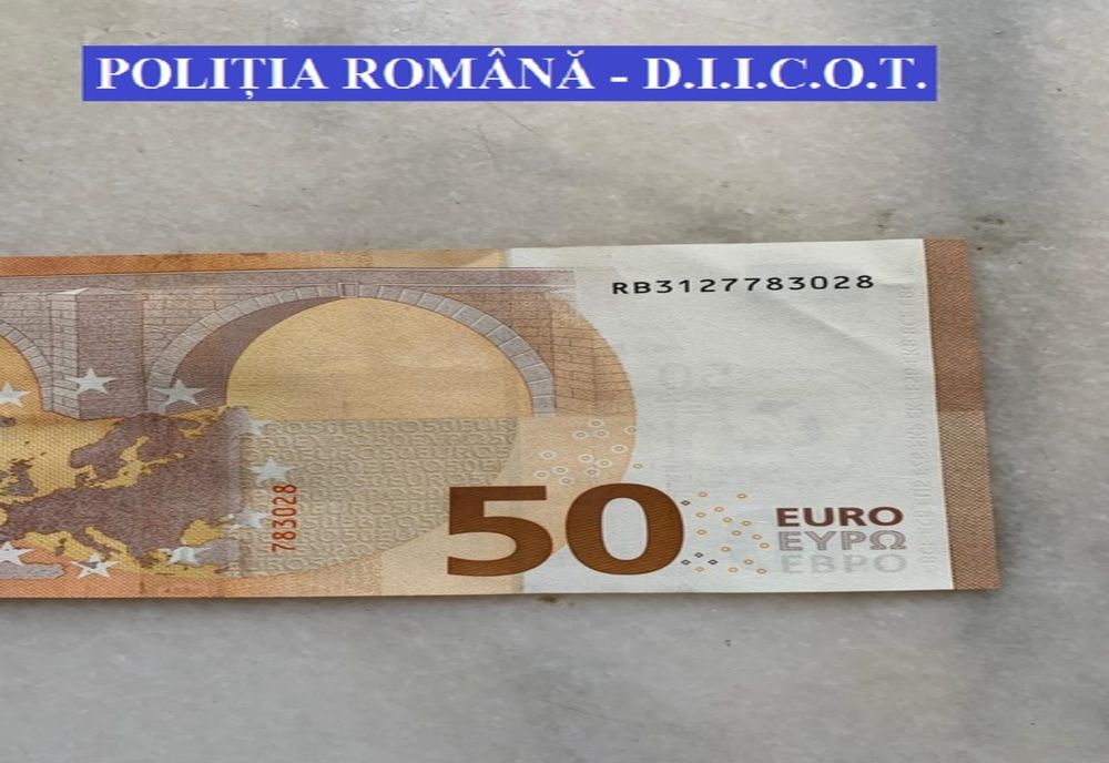 Rețeaua care a umplut vestul României cu euro falși, destructurată de DIICOT