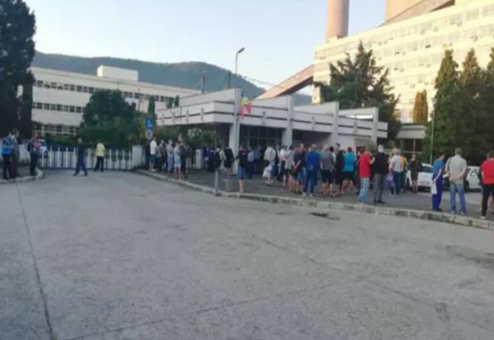 Protest spontan la Termocentrala Mintia