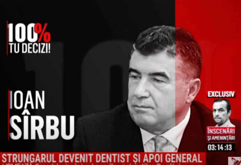 100% TU DECIZI! Ioan Sîrbu, strungarul devenit dentist și apoi general