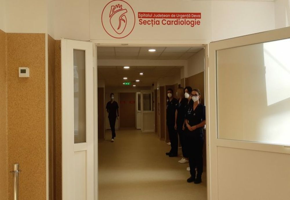 A fost finalizată noua secţie de Cardiologie a Spitalului Judeţean din Deva