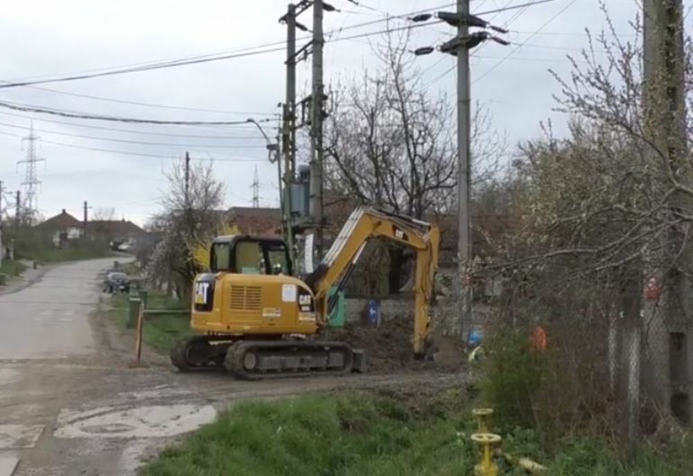 Lucrări pentru realizarea rețelei de canalizare în Valea Banilor