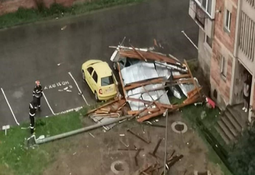 Furtună în județul Hunedoara