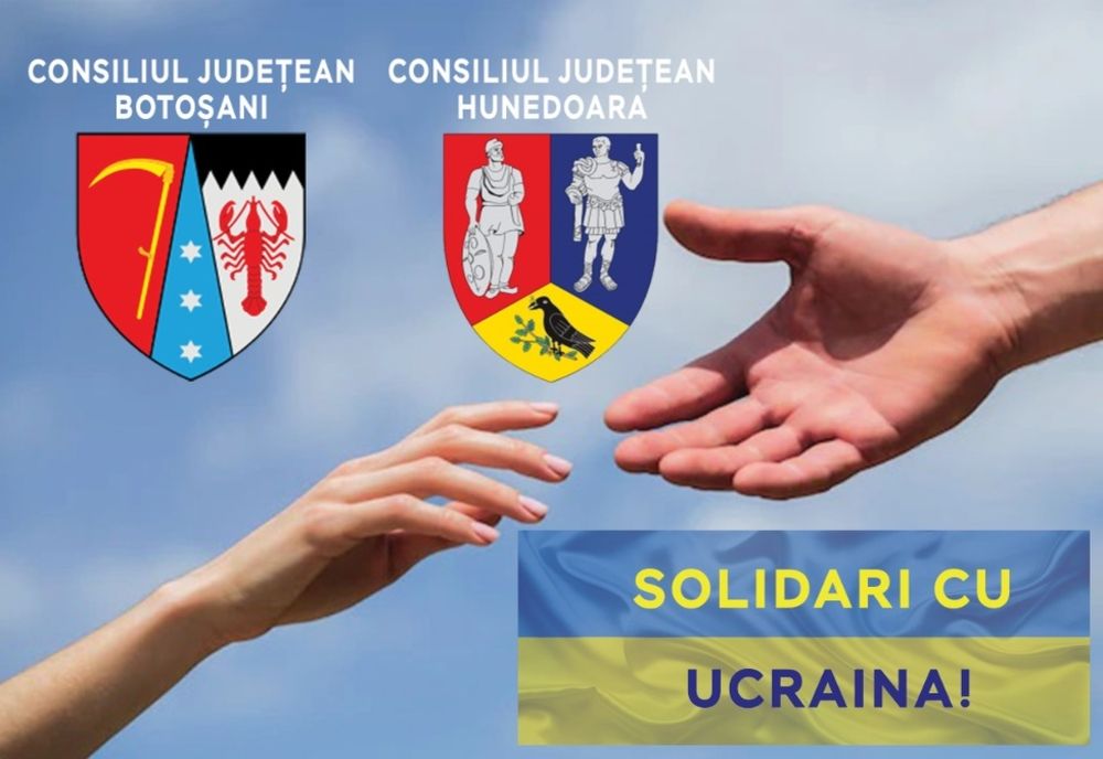 Consiliul Județean Hunedoara sare în sprijinul cetățenilor ucraineni care ajung în Botoșani