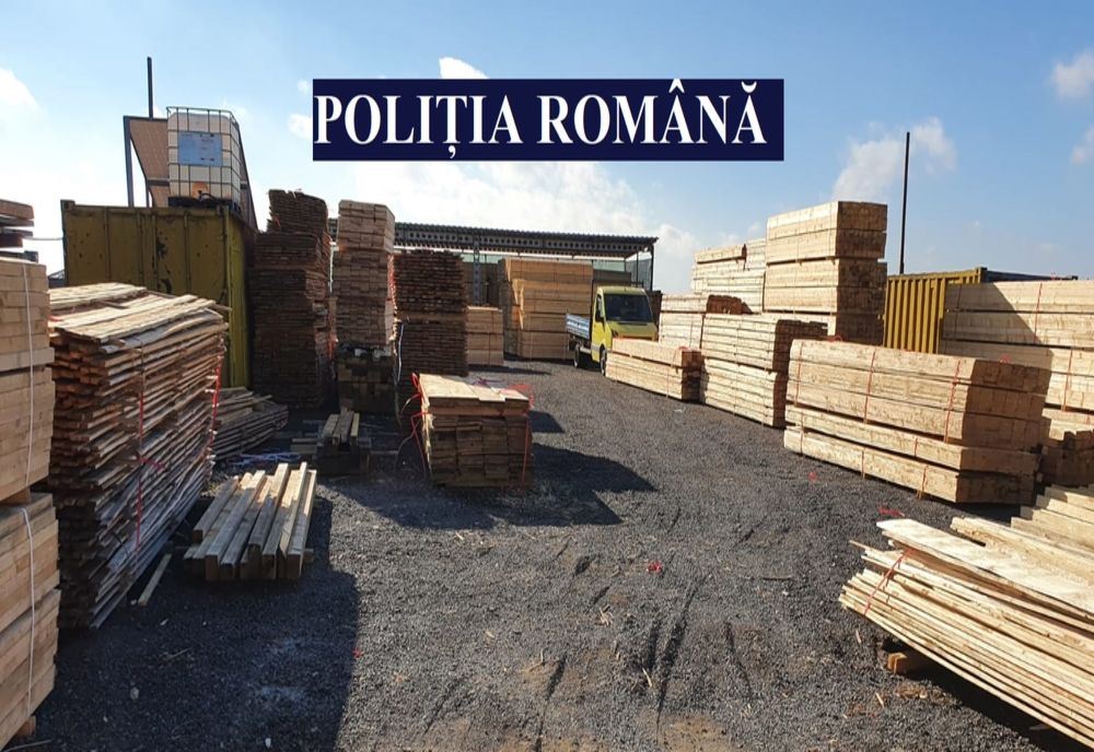 Amenzi și lemne confiscate după o acțiune a polițiștilor și Gărzii Forestiere