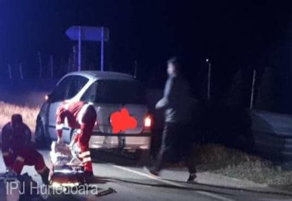 Un bărbat a murit într-un accident în localitatea Baru; două persoane rănite lângă Deva
