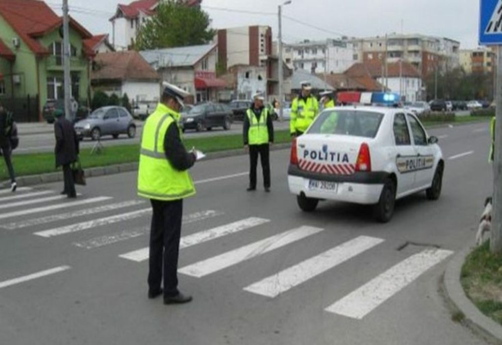 Pieton accidentat pe trecere de un șofer neatent, la Orăștie