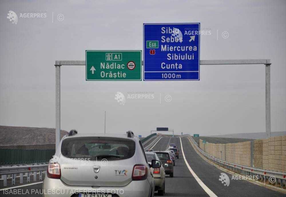 Restricţii de circulaţie pe A1 Sibiu - Deva; se efectuează lucrări