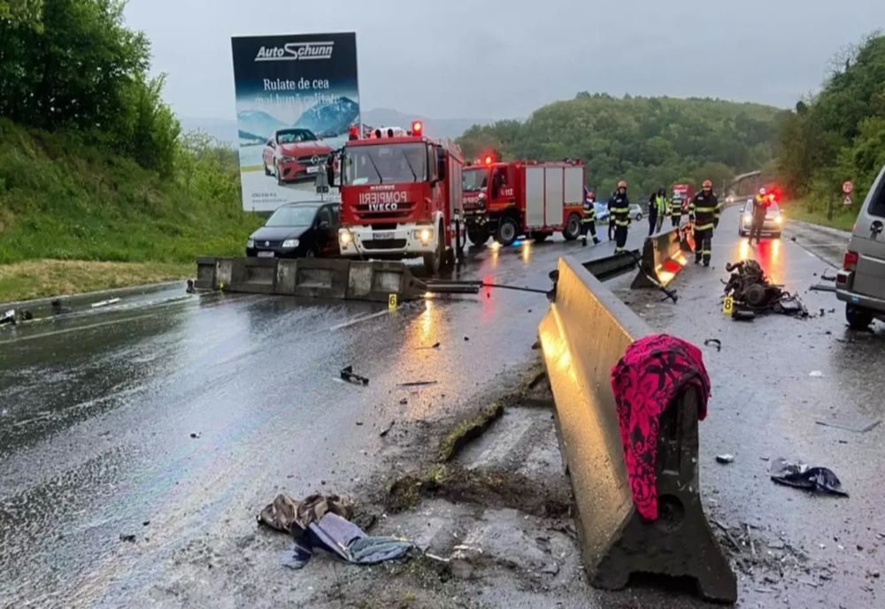 Accident cu 7 victime, la ieșirea din Deva spre Mintia