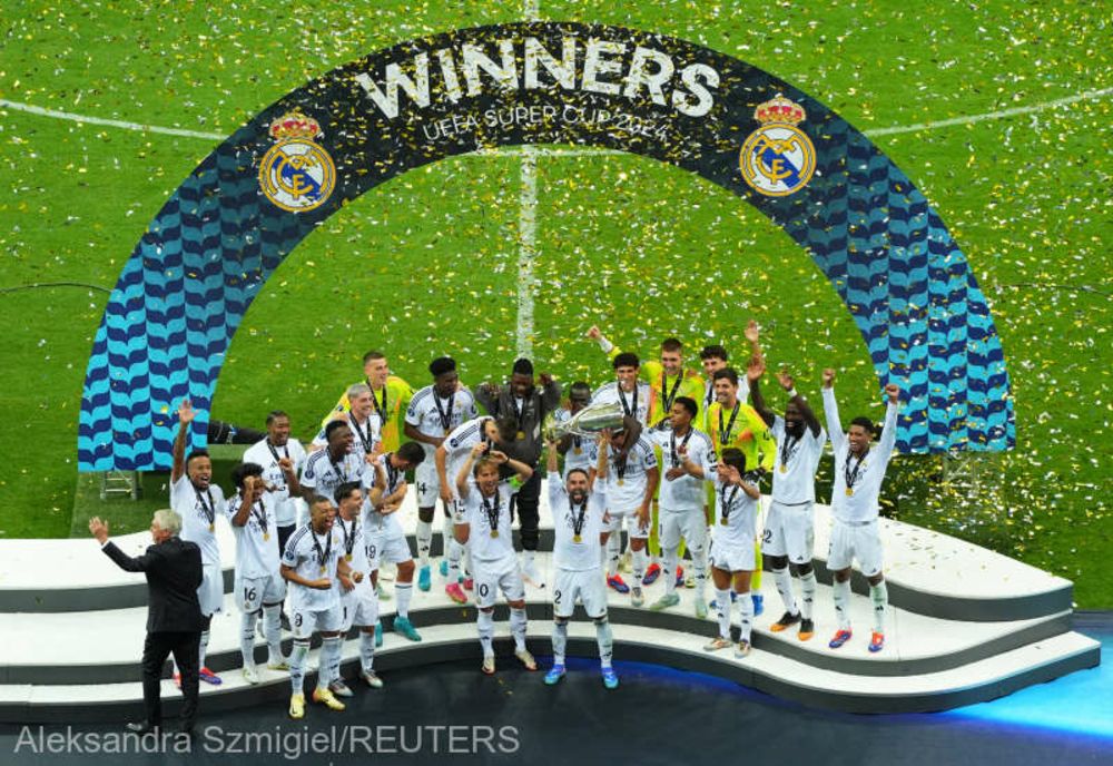 FOTBAL: REAL MADRID A CUCERIT SUPERCUPA EUROPEI PENTRU A ŞASEA OARĂ