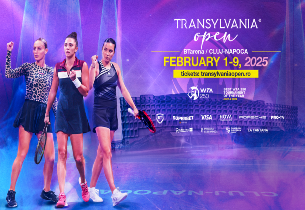 TENIS: ANA BOGDAN, JAQUELINE CRISTIAN ŞI GABRIELA RUSE AU CONFIRMAT PREZENŢA LA TRANSYLVANIA OPEN 2025