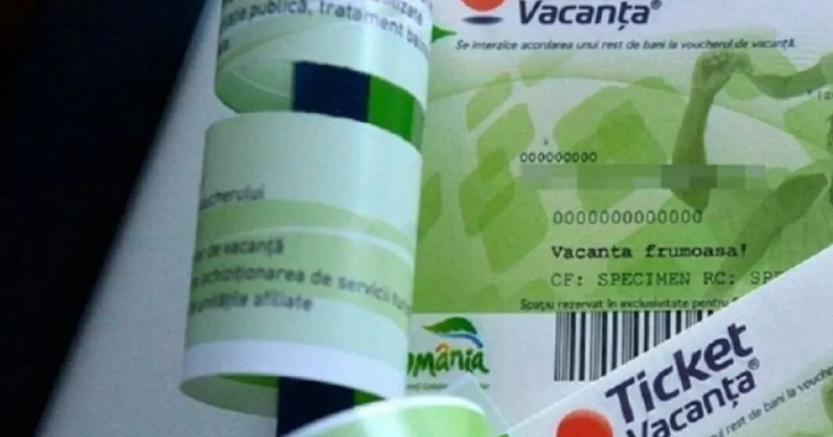 Decontările voucherelor de vacanță au scăzut cu aproape 49% în primele opt luni din 2026