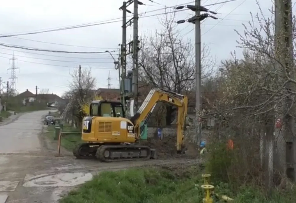 Lucrări pentru realizarea rețelei de canalizare în Valea Banilor