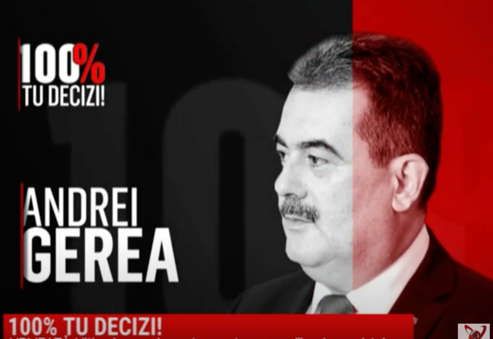 100% TU DECIZI! Andrei Dominic Gerea, lobby pentru proiectul Roșia Montană