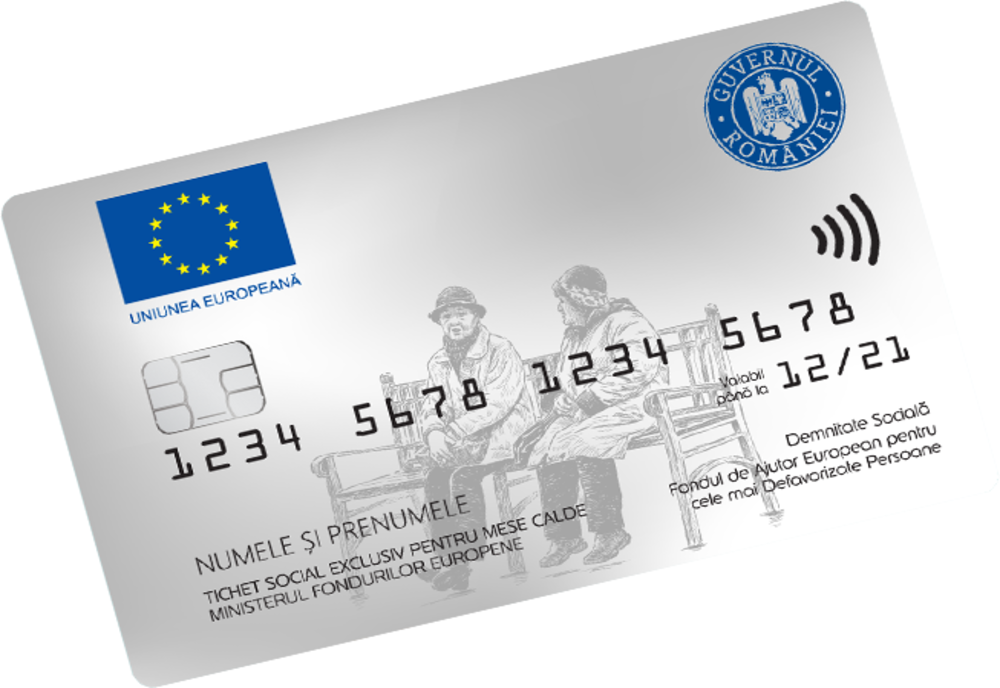 Tichete sociale pe carduri la Deva