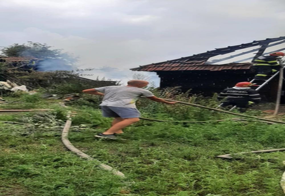 Incendiu într-o gospodărie din Petroșani, un om a murit