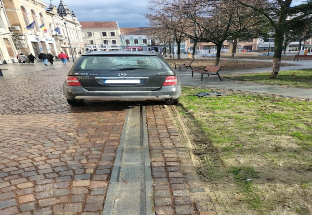 Amendă aplicată de polițiștii locali pentru acces neautorizat în șantierul din Centrul Istoric al Devei