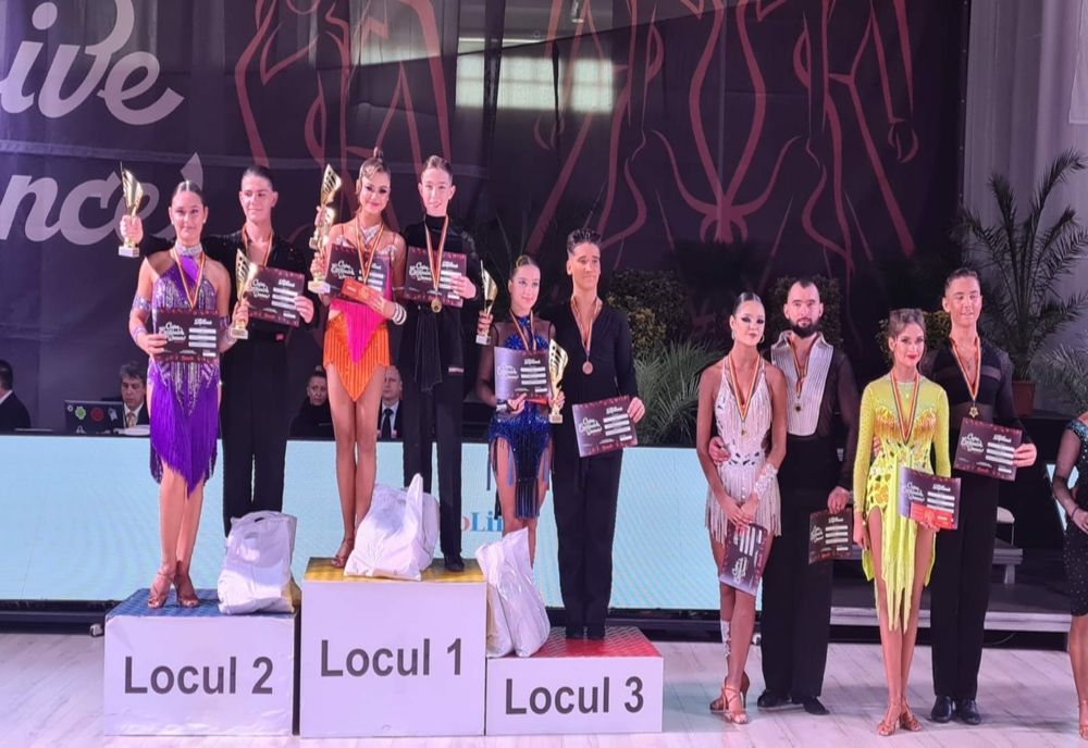 Dansatorii sportivi de la CSM Deva, din nou pe podium