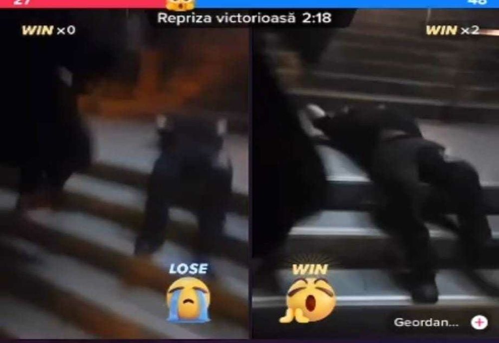 Incident de coșmar pentru polțiștii din Petroșani. Imagini apărute pe rețelele de socializare